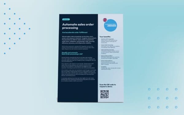 Greater control in Sales Order processing